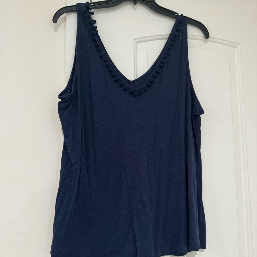 Lilly Pulitzer Gigi Tank Top in Navy Blue XXL